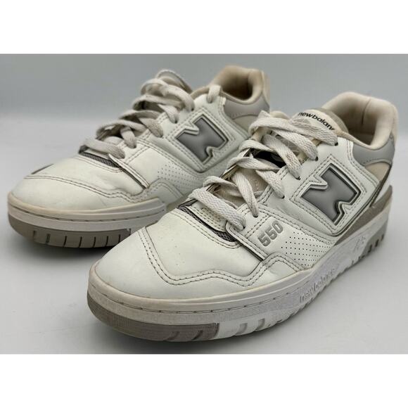 New Balance 550 M 7 / 8.5 W White Gray BBW550BB # 275 main image 6